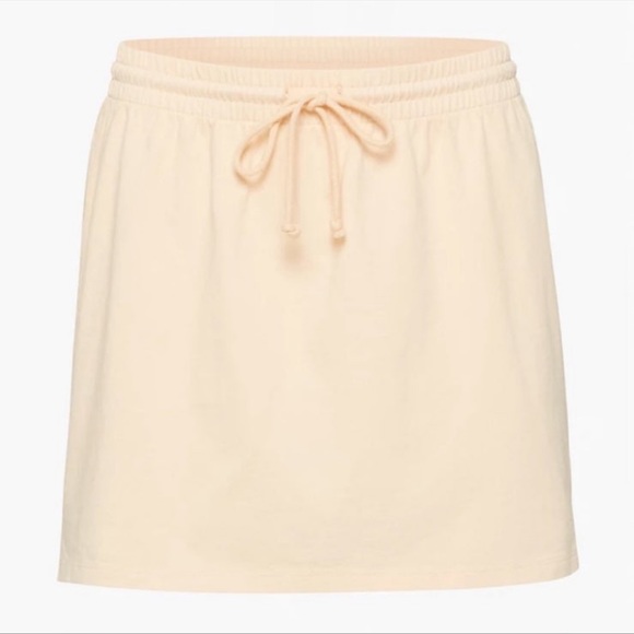 NWT Aritzia Wilfred Free Afternoon Skirt in Gd Sunfaded Apricot, Size XS - Picture 7 of 10